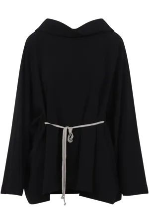 Rick Owens Hoodie med bälte