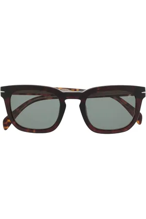 DB EYEWEAR BY DAVID BECKHAM Tonade sköldpaddsfärgade solglasögon