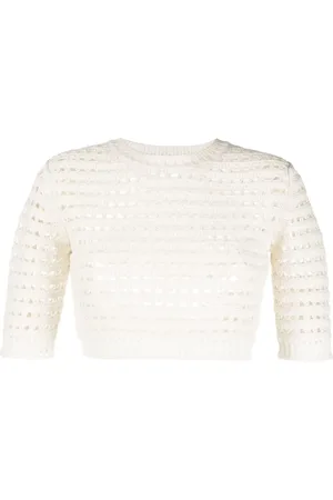 See by Chloé Glesstickad kortärmad topp