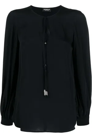Dondup Blus med nyckelhålsringning
