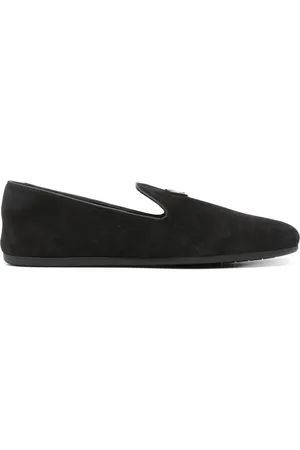 Prada Loafers med triangelformad logotyp