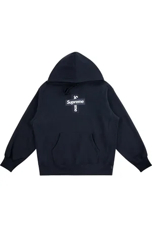 Supreme Hoodie med logotyp