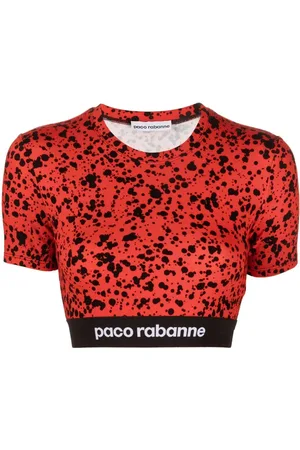 Paco rabanne Croptop med färgstänk