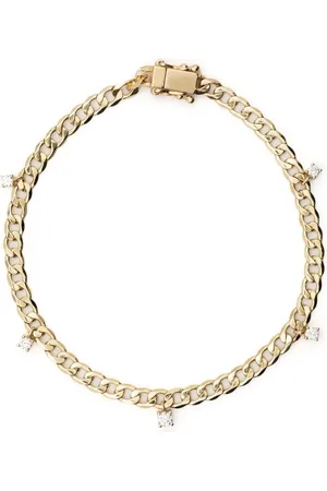 EF Collection Diamantarmband i 14K gult guld