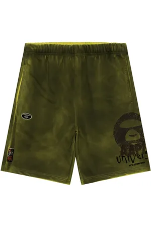 A Bathing Ape Mjukisshorts med broderad logotyp