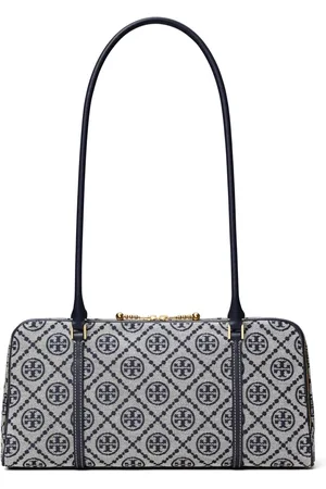 Tory Burch T Marshmallow liten axelväska med monogram