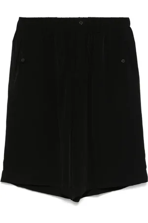 YOHJI YAMAMOTO Shorts med dekorativa flikar