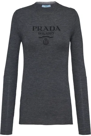 Prada Ulltröja med logotyp