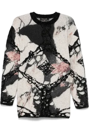 Roberto Cavalli Tröja med abstrakt mönster