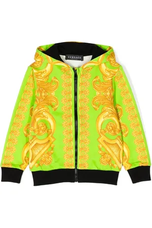 VERSACE Mönstrad jacka med huva
