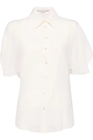 Stella McCartney Sidenskjorta med knäppning