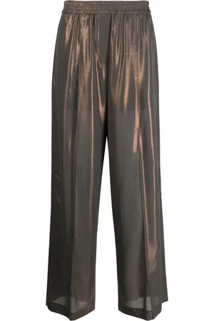 Brunello Cucinelli Byxor med vida ben