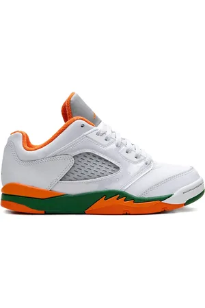 Jordan Air 5 Miami Hurricanes låga sneakers