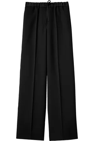 Jil Sander Raka byxor med dragsko