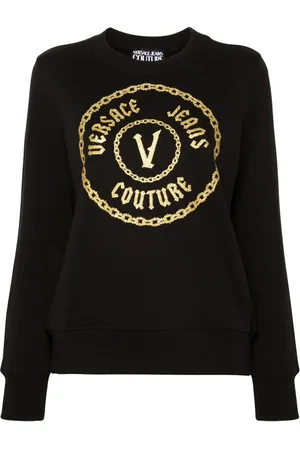 VERSACE Sweatshirt med logotyp