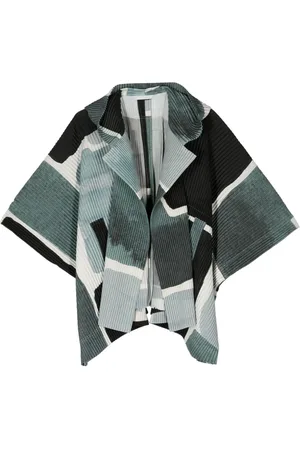 Issey Miyake Landscape jacka med plissering