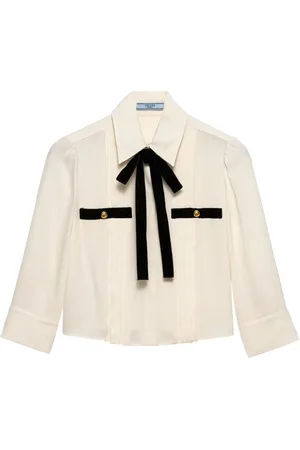 Prada Plisserad blus