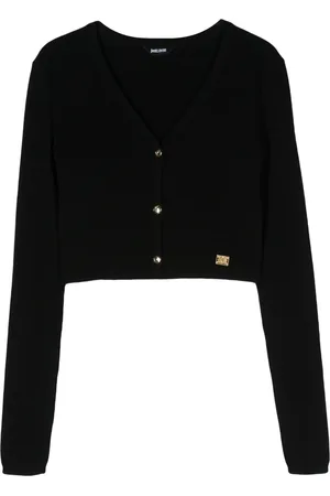 Roberto Cavalli Kort kofta med logotypplakett