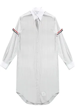 Thom Browne Randig skjortklänning