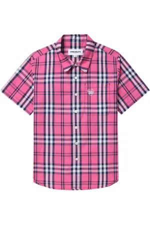 Chocoolate Rutig skjorta med broderad logotyp