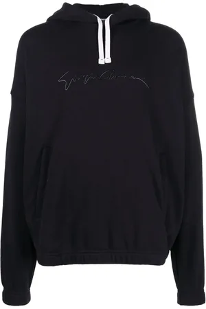 Giorgio Armani Hoodie med logotyp