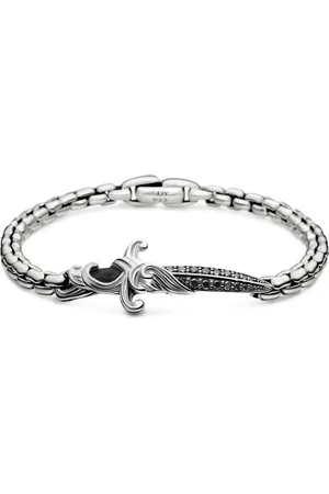 David Yurman Waves Dagger armband i sterlingsilver (5 mm)