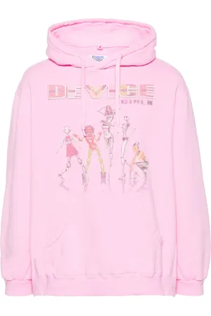 DOUBLET Hoodie med grafiskt tryck