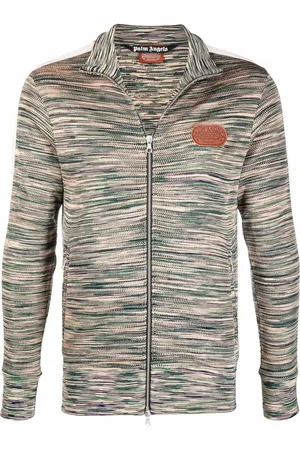 Palm Angels X Missoni stickad träningsjacka