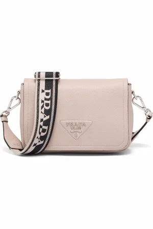 Prada Flou liten blommig axelremsväska