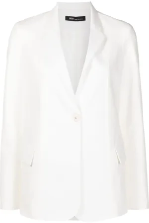 Uma Raquel Davidowicz Enkelknäppt blazer med trubbigt slag