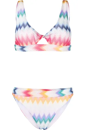 Missoni Sicksackmönstrad bikini