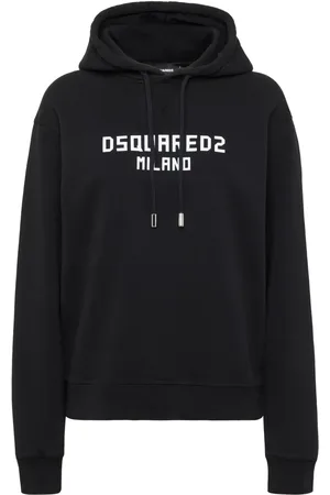 Dsquared2 Hoodie med logotyp