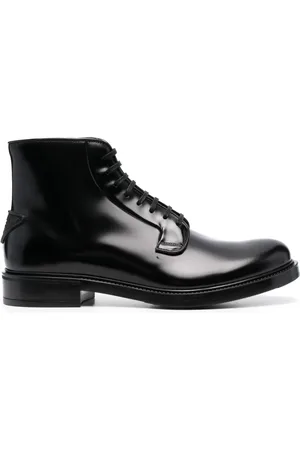 Prada Ankelboots i läder
