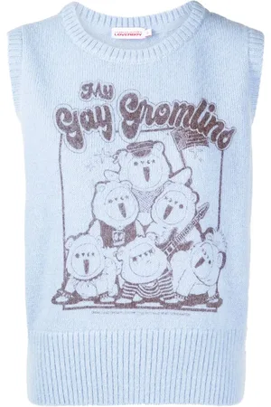 Charles Jeffrey Loverboy Cute Gromlin stickad väst