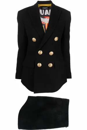 Dsquared2 Dubbelknäppt kostym med kjol
