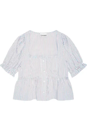 Ganni Randig blus