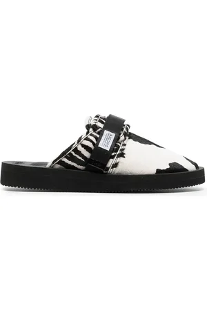 SUICOKE Sandaler i kalvhår med blandat tryck