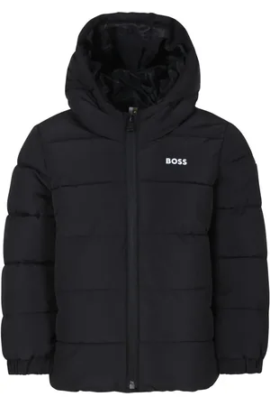 HUGO BOSS Vadderad jacka med logotyp