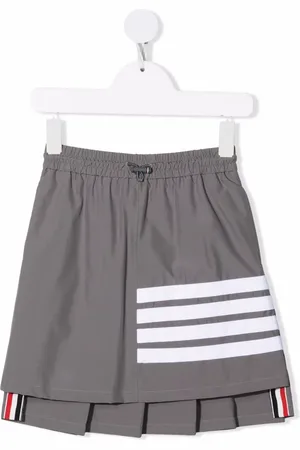 Thom Browne Randig plisserad kjol