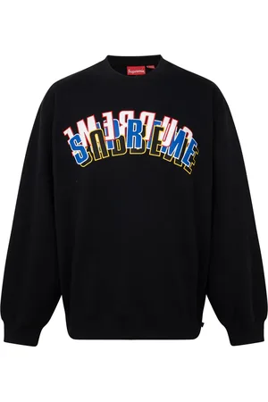 Supreme Sweatshirt med rundad hals