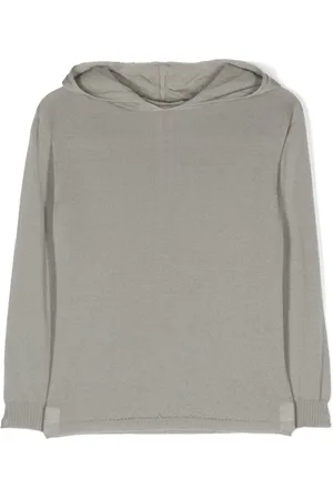 Rick Owens Finstickad hoodie
