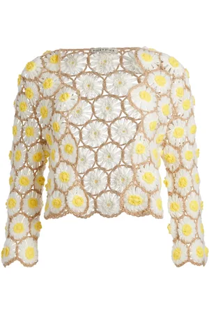 ALICE+OLIVIA Anderson virkad kofta