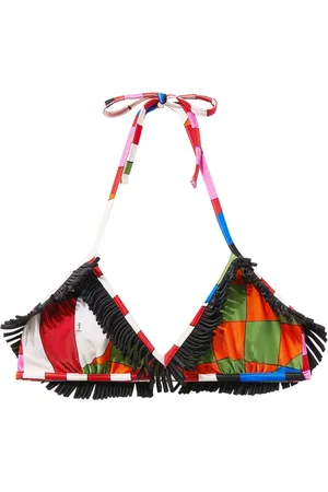 Puccini Bikinitopp med fransar
