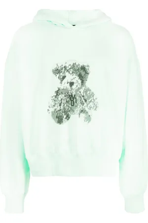 We11 Done Hoodie med logotypmärke