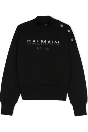 Balmain Sweatshirt med präglad logotyp