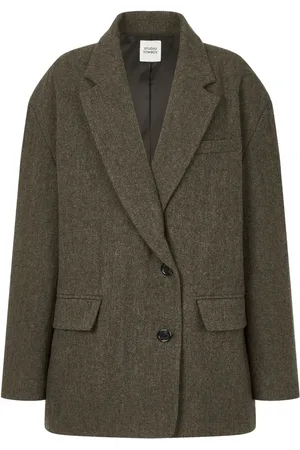 Studio Tomboy Fiskbensmönstrad blazer