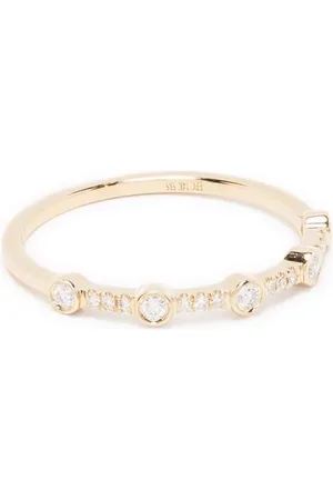 EF Collection Diamantring i 14K gult guld