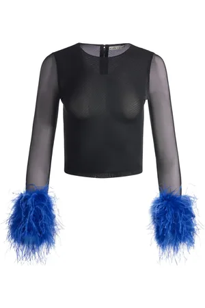 ALICE+OLIVIA Delaina långärmad topp