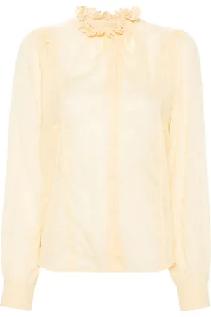 Marant Etoile Terzali blus med blomsterbrodyr