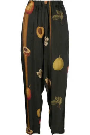 UMA WANG Slacks med frukttryck